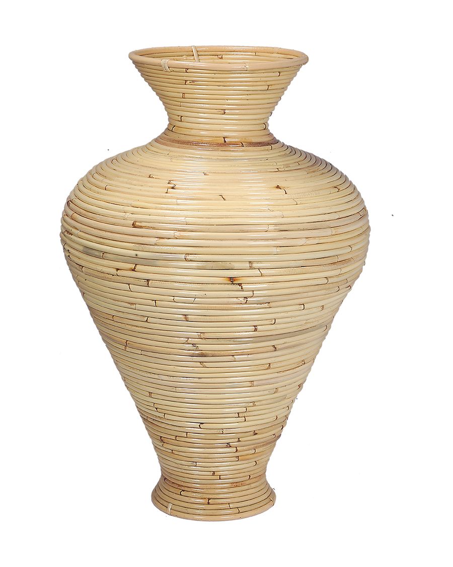Coiled urn vase by Agus India, catalogue code AE 5